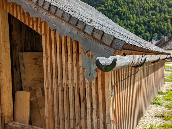 Wood Gutter Installation in Hudsonville